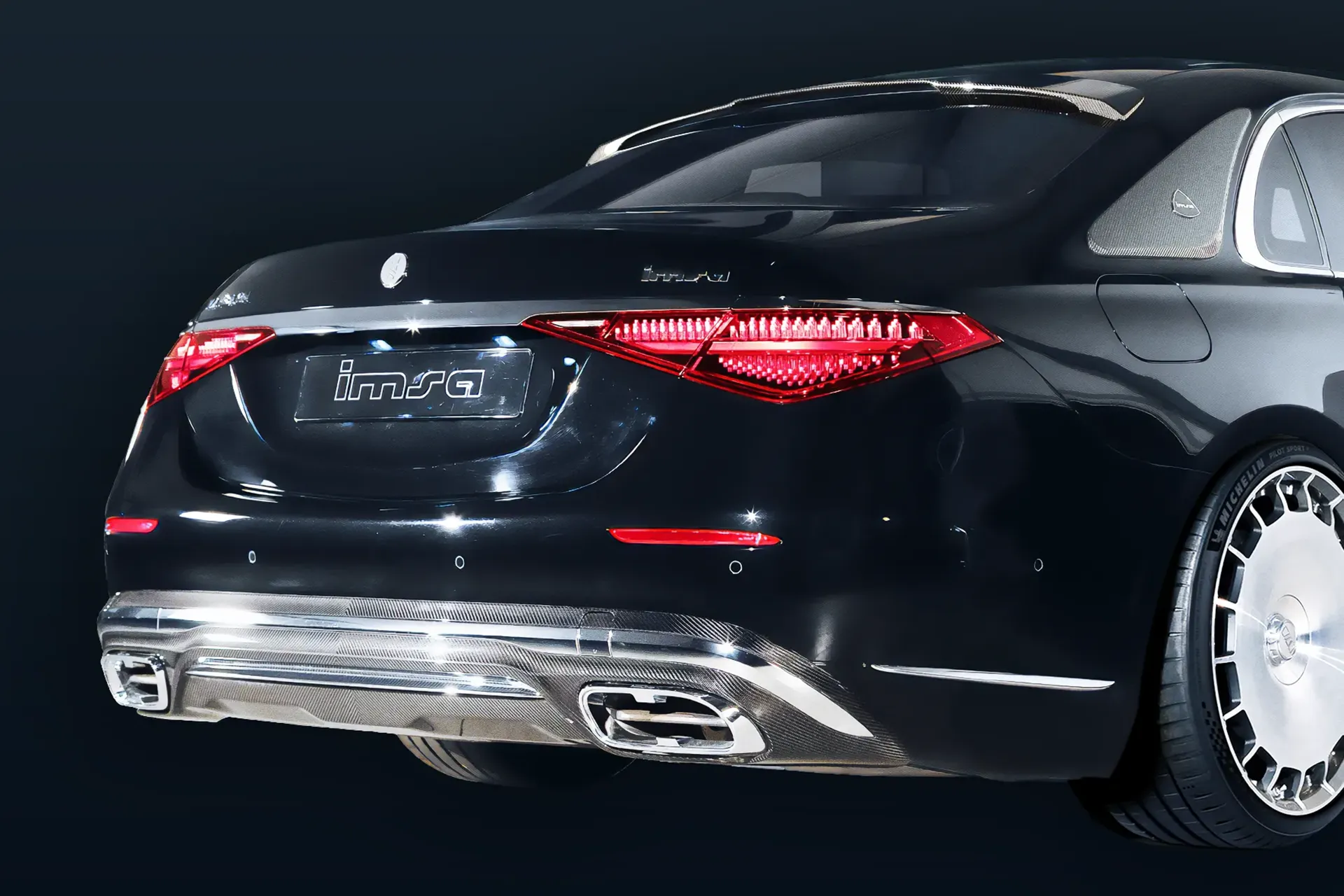 IMSA Rear Signature Commission in der Heckansicht
